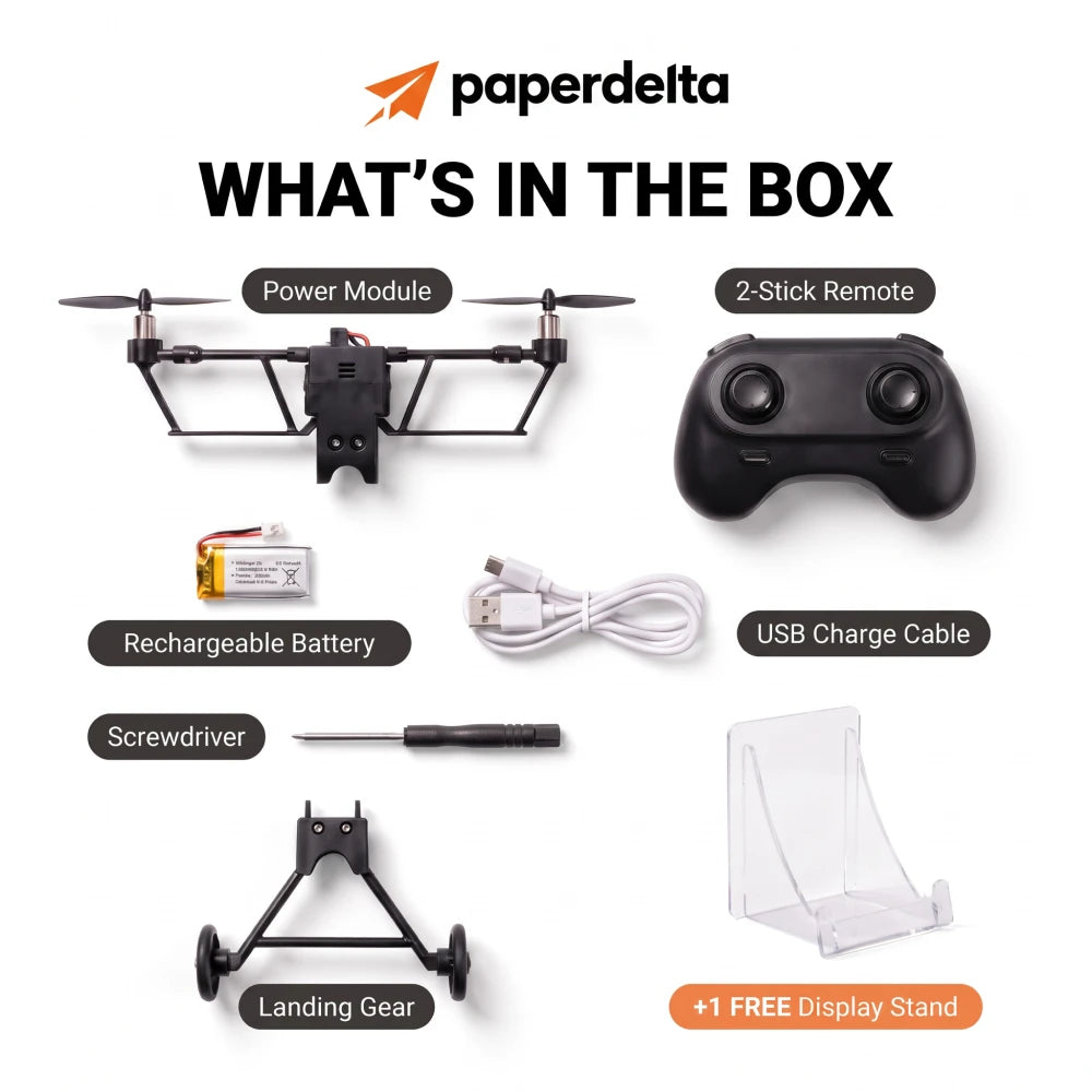 PaperDelta™ - RC Paper Airplane Kit